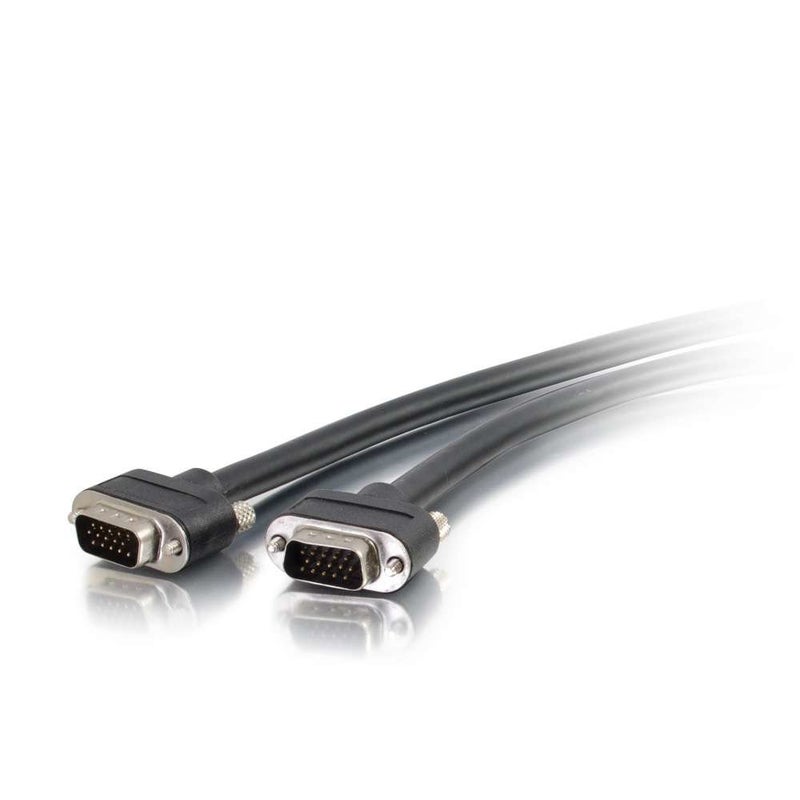 C2G Legrand In-Wall VGA Cable, 10 Foot VGA Video Cable, CMG-Rated VGA Male to Male, Black In-Wall Computer Cable, 1 Count, C2G 50213 - Image 1